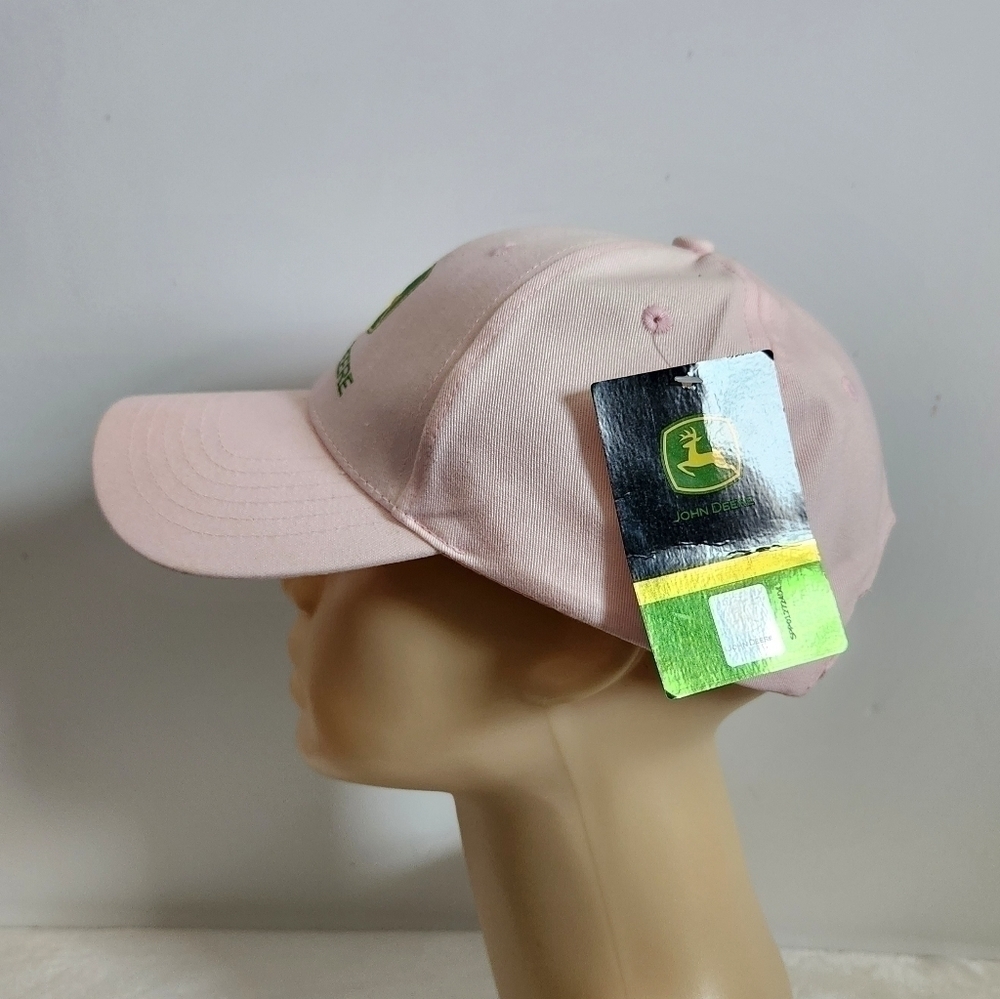 John Deere Soft Pink Baseball Hat Cap NWT - Picture 6 of 15